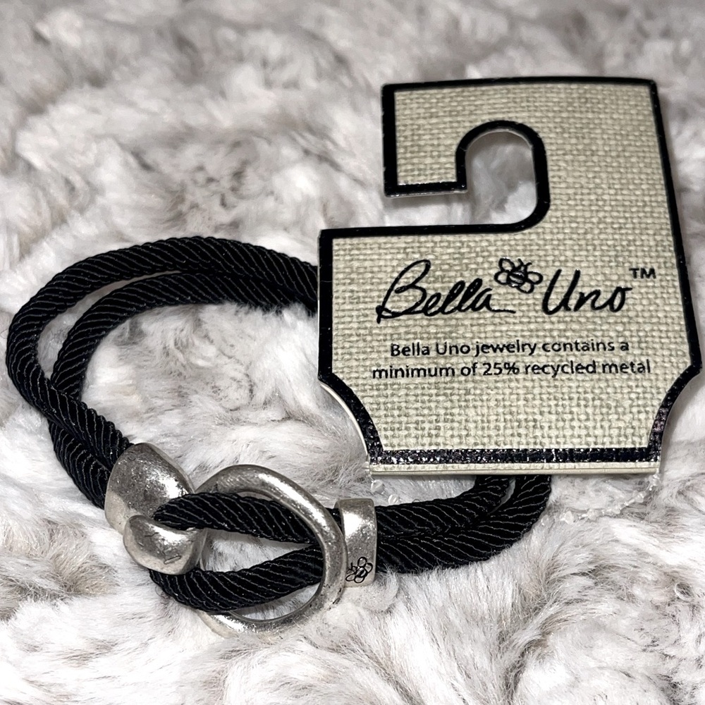 Bella Uno Recycled Material Bumble Bee Bracelet O/S